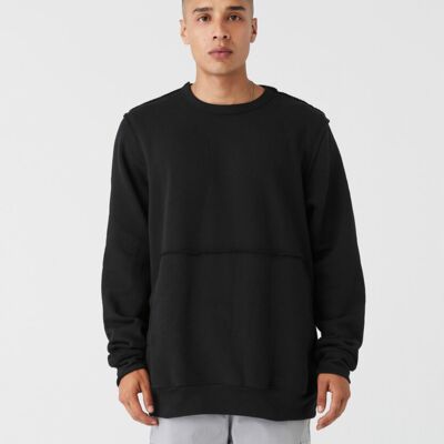 Unisex raw-seam crew pullover Thumbnail