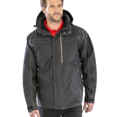 Denim texture rugged jacket Thumbnail