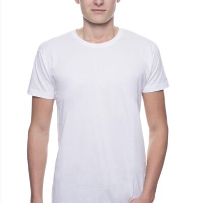 Basic Long Fit T-shirt - lange t-shirts voor mannen Thumbnail